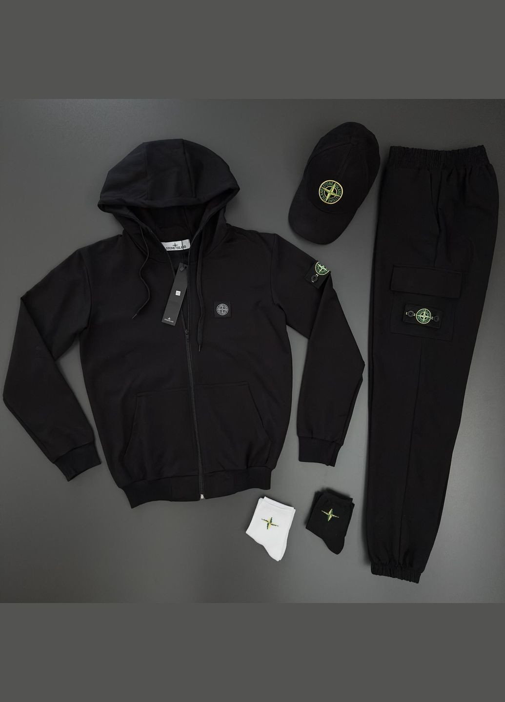 Зіп худі-штани-кепка-2пари шкарпетки (весна/літо/осінь) No Brand (316244297)