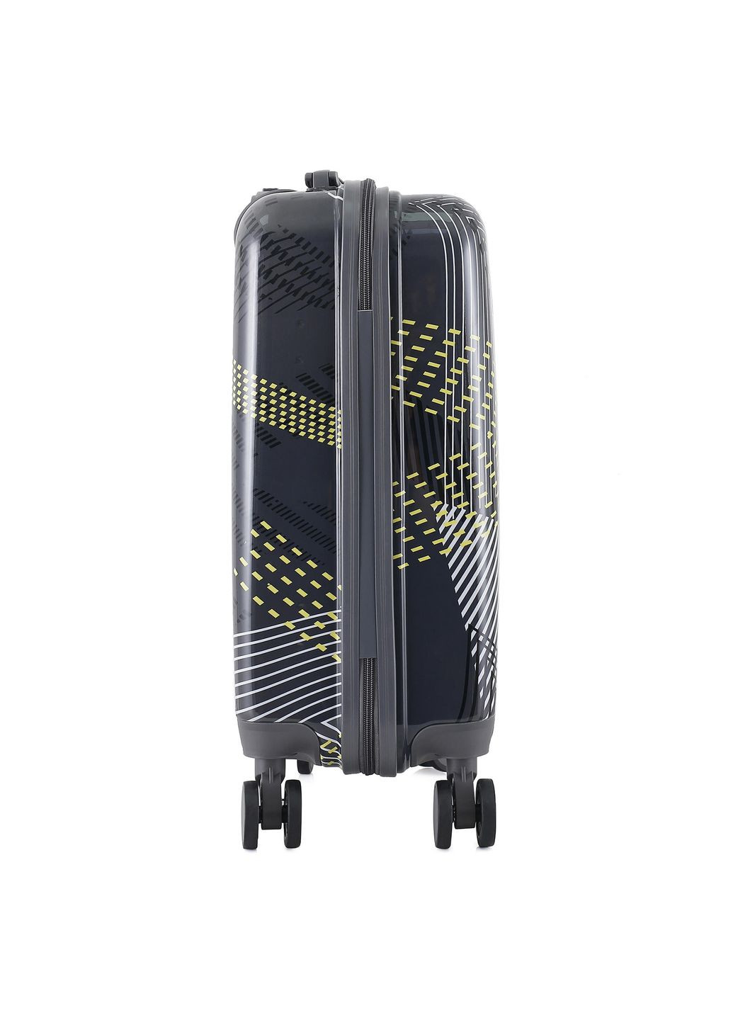 Валіза мала для ручної поклажі 20" (S) Polycarbonate/ABS-Plastic Black Pattern (T5651-1) Semi Line (333650611)
