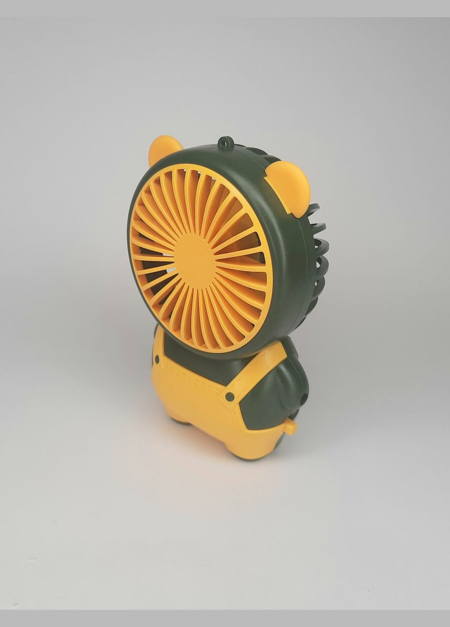 Портативний акумуляторний дитячий ручний вентилятор DianDi DD5677 жовтий No Brand (322721199)