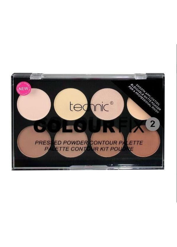 Пудрова палітра для контурування Colour Fix Pressed Contouring Palette - 02 28г Technic (302311456)