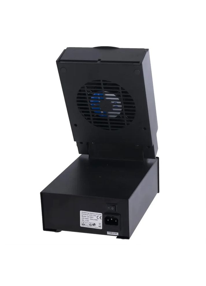 Паяльна станція з димопоглиначем, підсвічуванням і тримачем для паяльника ( ZD8951 ) Zhongdi (369479541)