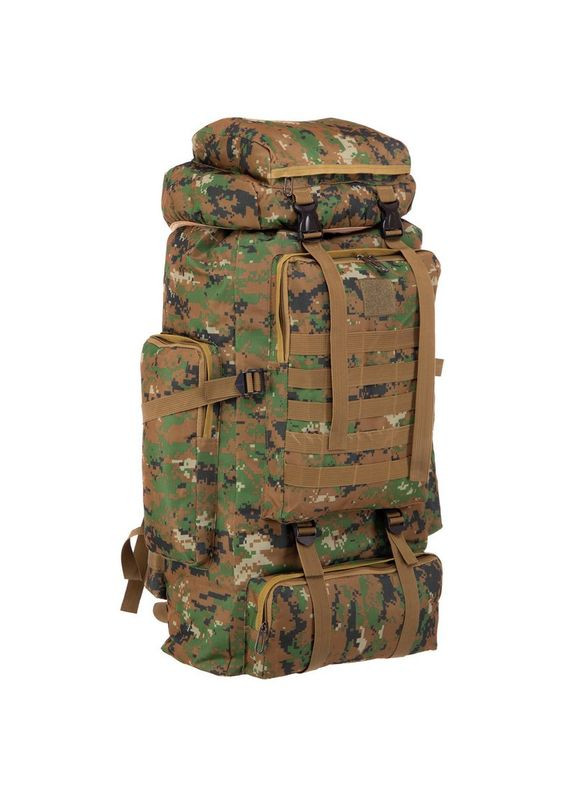 Рюкзак рейдовий тактичний (нейлон, оксфорд 600D, р-р 58х34х17см, 34л, Камуфляж ) (TY-9188 Камуфляж зелений) SP-Sport (361436668)