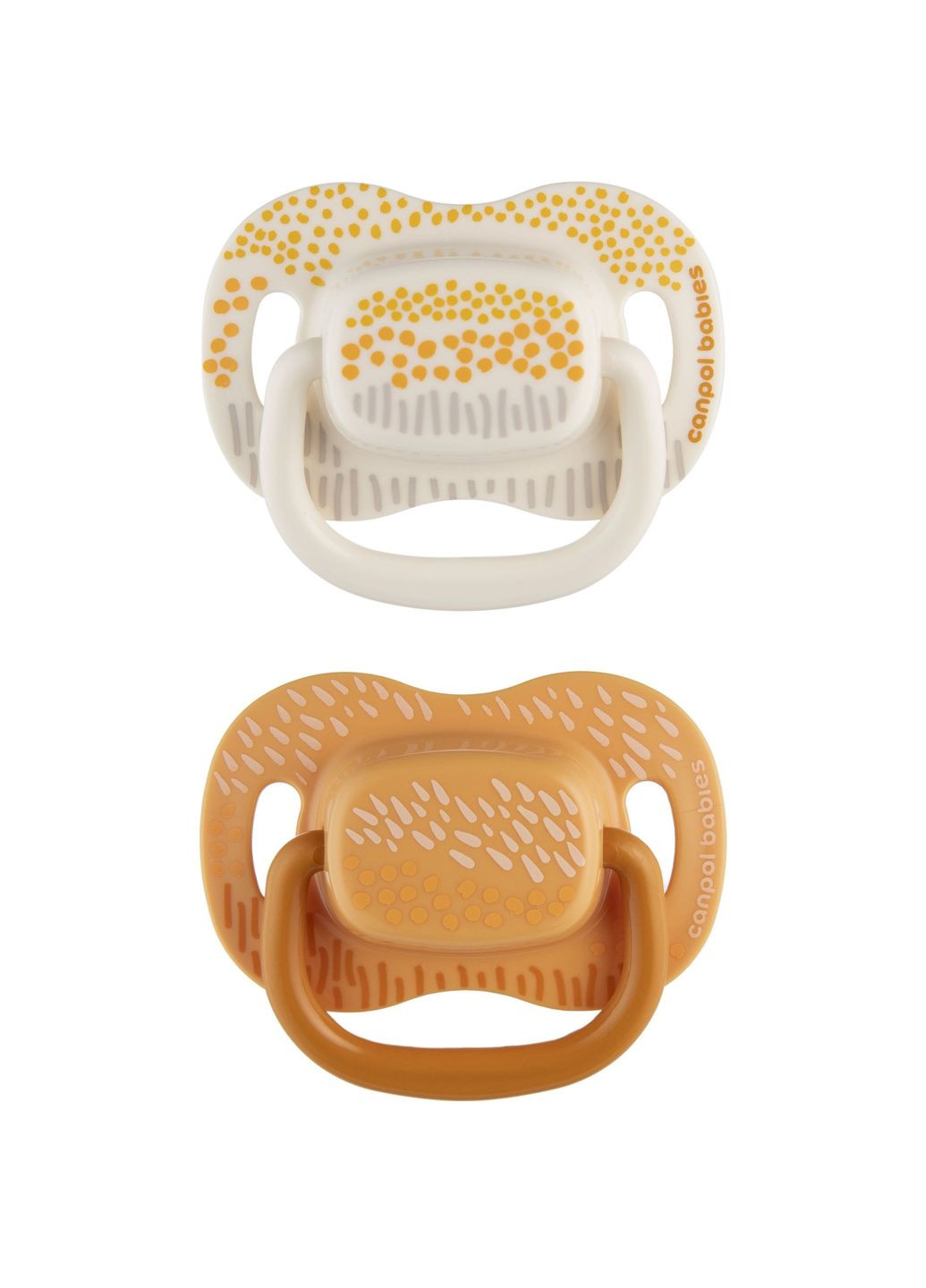 Силиконовая симметричная пустышка, 18+ месяцев, 2 шт., желтый () Canpol Babies 34/932_yel (328397307)