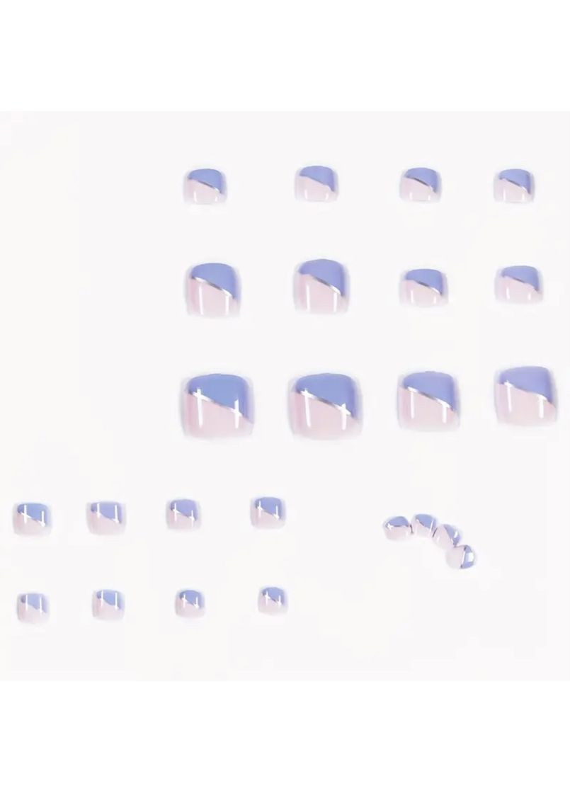 Накладные ногти, набор 24 шт. No Brand (372114375)