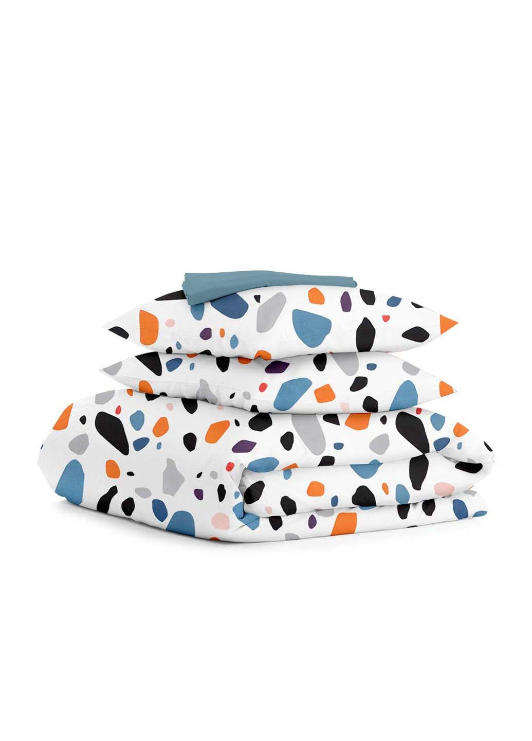 Двуспальная постель с простыней на резинке GEMSTONES CS4 180х220 см Cosas (307477867)