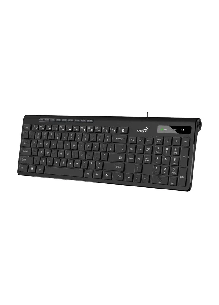 Клавиатура SlimStar 230II USB UA Black (31310048406) Genius (382069128)