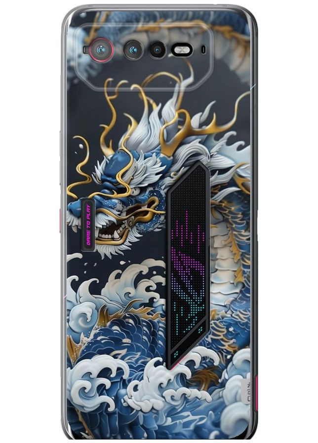 Силиконовый чехол 'Водяной дракон' для Endorphone asus rog phone 6 (291423222)
