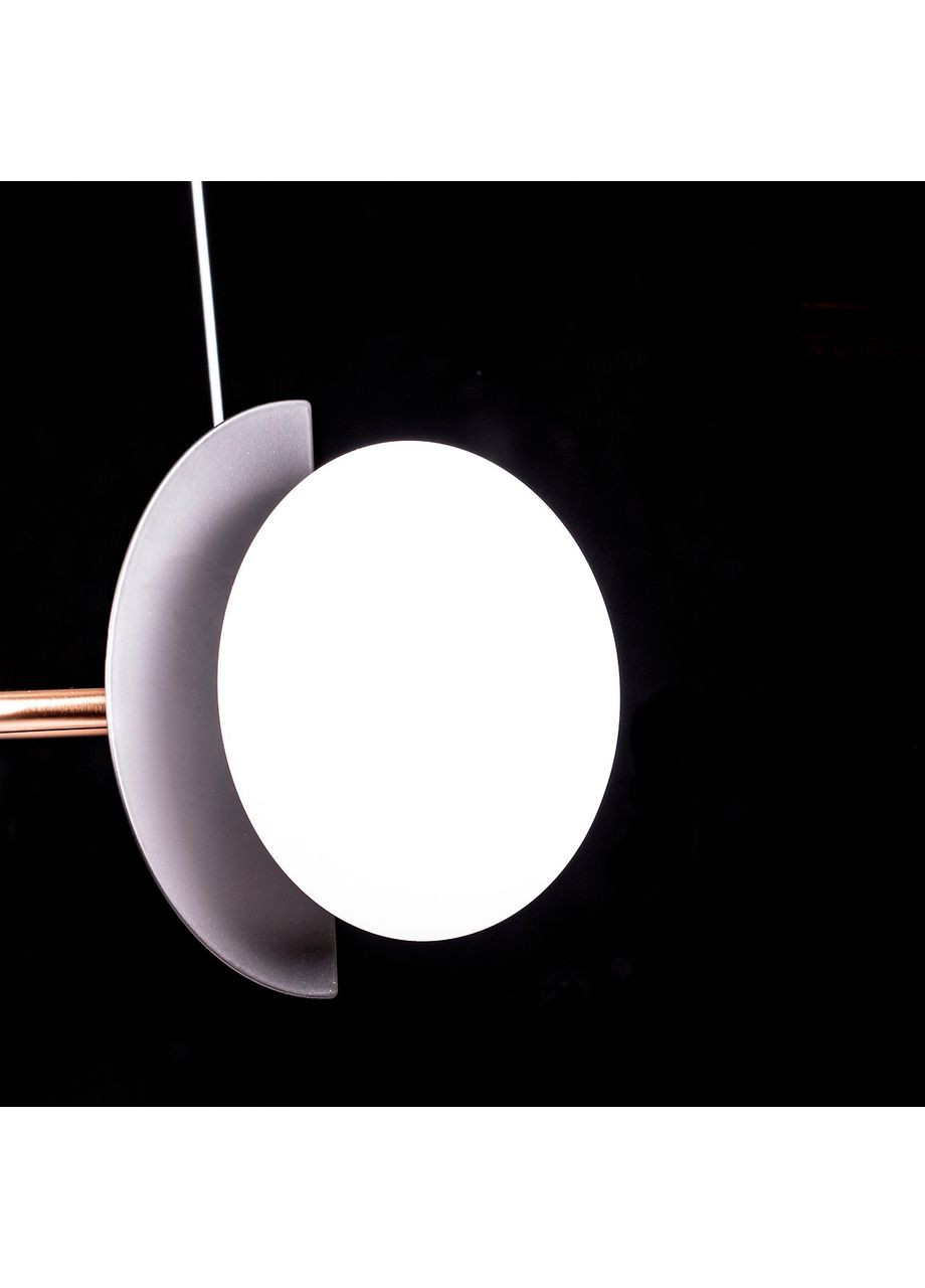 Подвесная люстра на 6 лампочек 1960/6/BRO+BK No Brand (352230205)