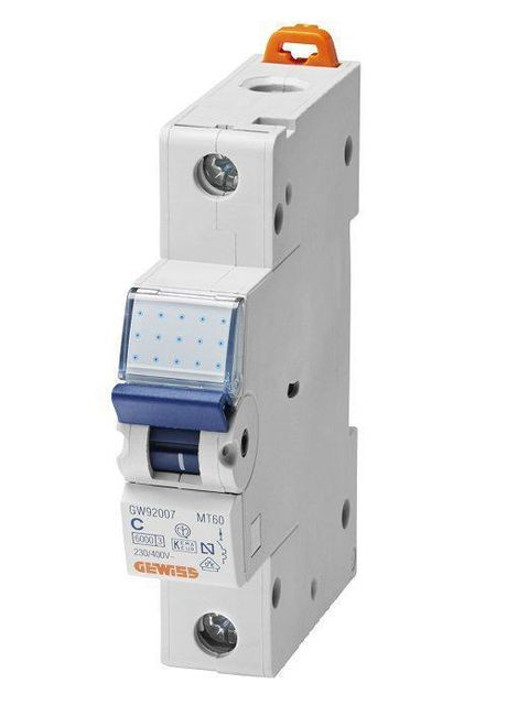Вимикач автоматичний 1-п C 20A 6kA GW92008 GEWISS (337359795)