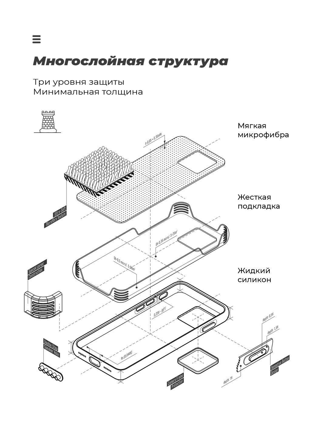 Панель ICON Case для Samsung A02 (A022) (ARM58229) ArmorStandart (260009623)