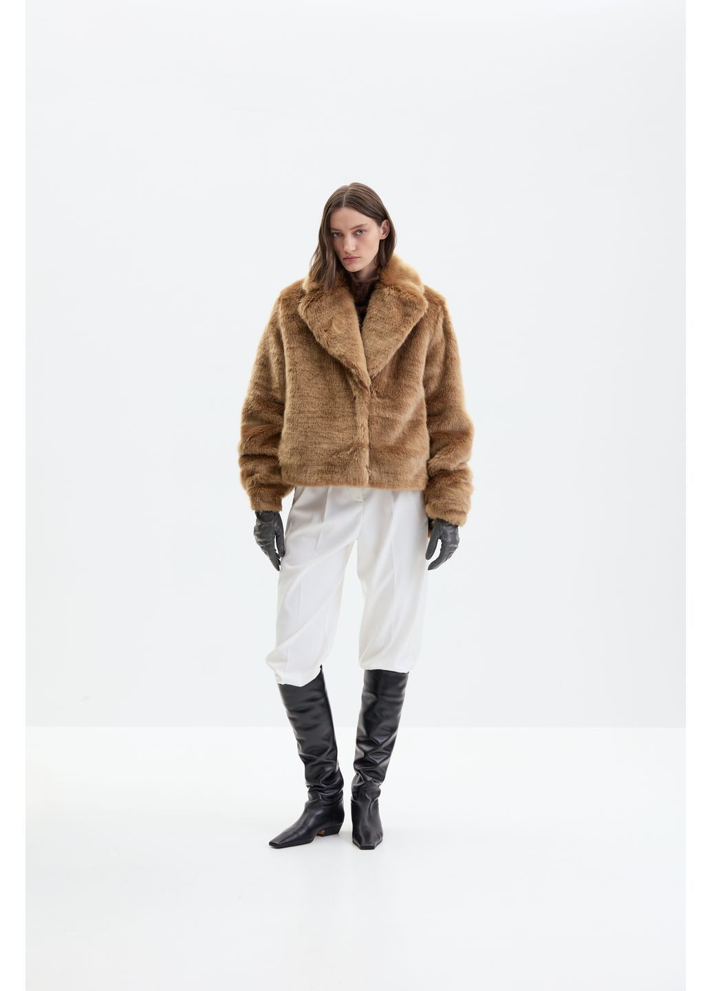 Укороченная шуба из искусственного меха I Am Bura Faux Fur Jacket (365618225)