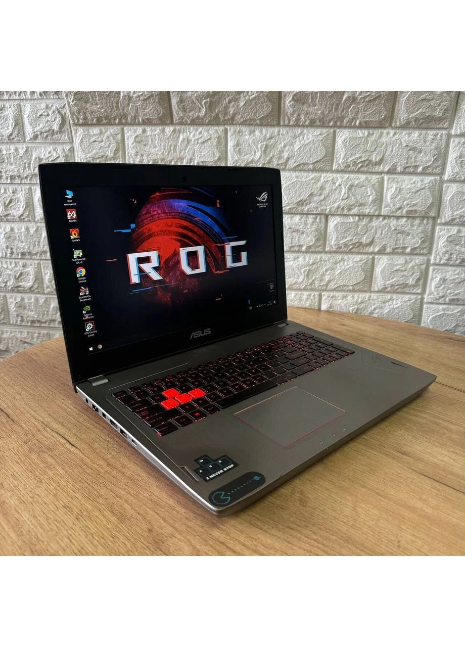 Игровой ноутбук Б-класс ROG Strix GL502VS / 15.6" (1920x1080) IPS / intel Core i7-7700HQ (4 (8) ядра по 2.8 - 3.8 GHz) / 16 GB Asus (398131412)