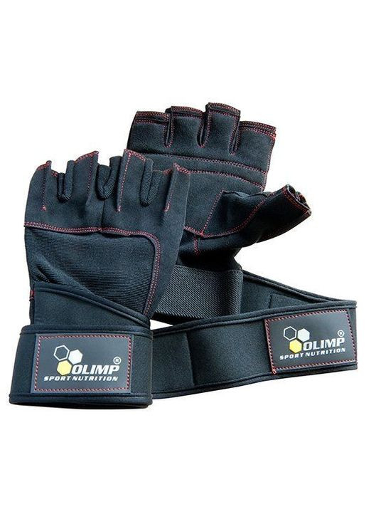 Перчатки для тренажерного зала Raptor Черно-красный, Nutrition (07283007) Olimp (323022498)