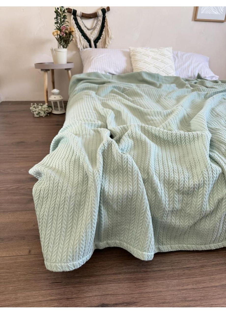 Покривало Косичка бавовняне колір світлий ZEINTEX (317343557)