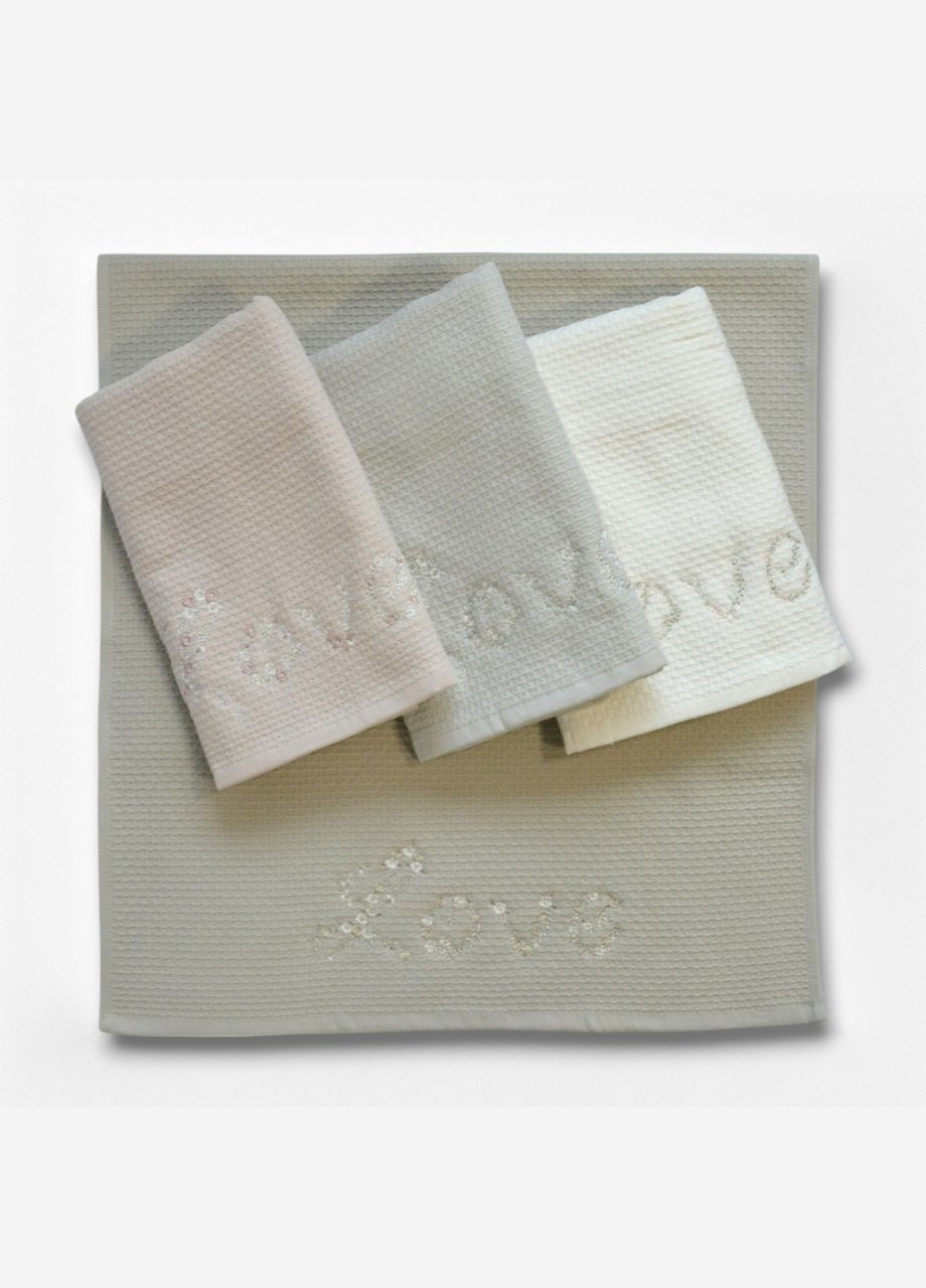 Набор полотенец с вышивкой 50 х 90 см Milan Love Pupilla (324800031)