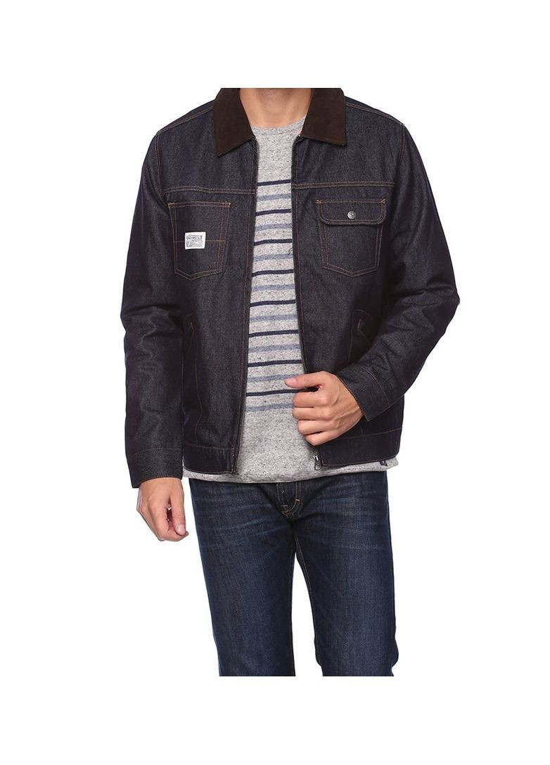 Темно-синяя демисезонная куртка темно-синий Element