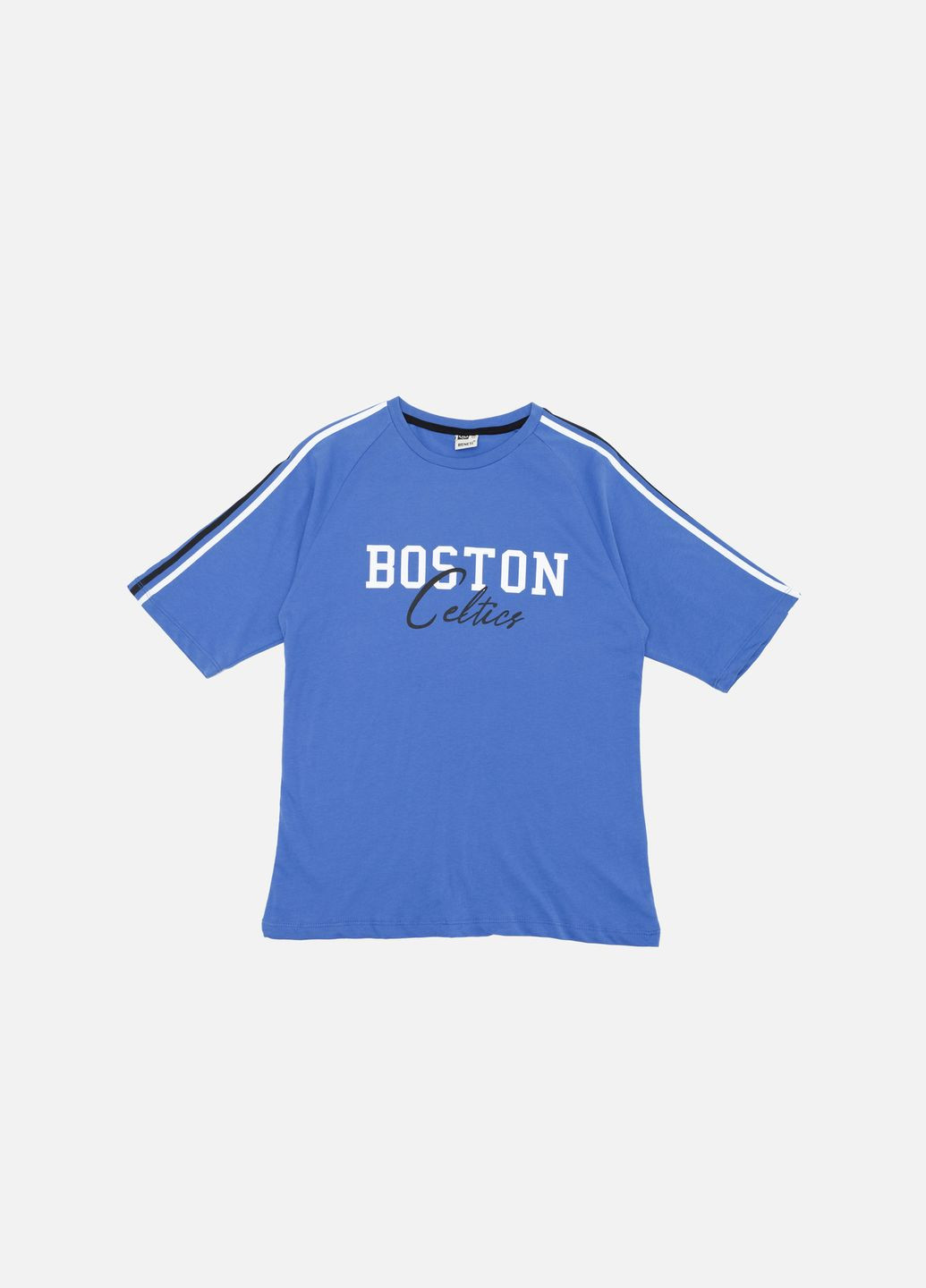 Синя літня футболка з коротким рукавом для хлопчика колір синій цб-00242380 Beneti