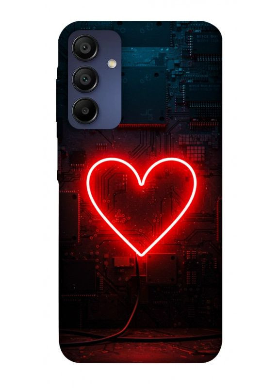 Чохол з принтом для Samsung Galaxy A15 4G/5G / для самсунг галаксі А15 Яскраве серце No Brand (339063654)