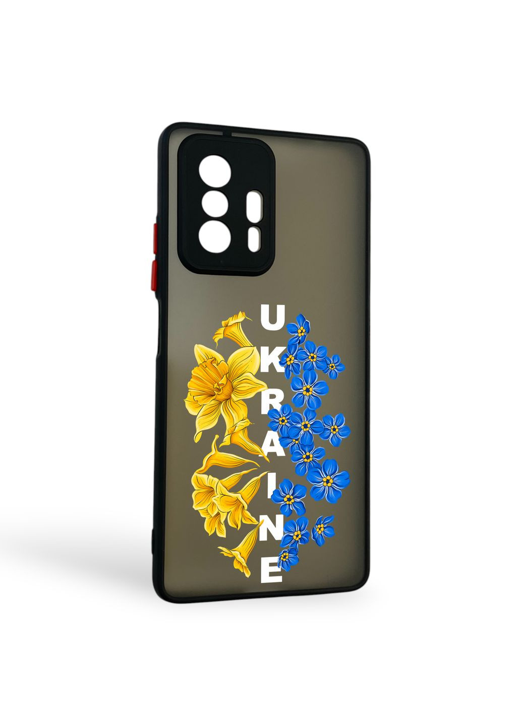 Чохол для телефона 11T с 3D принтом патріотичним із захистом камери на сяомі 11т чорний Xiaomi (366388825)