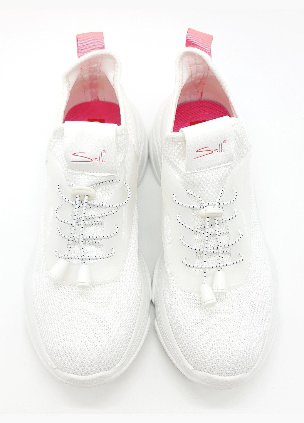 Білі всесезонні жіночі кросівки білі текстиль sl-16-3 25 см (р) Stilli