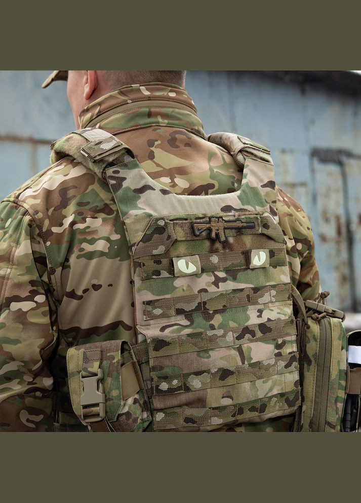 Нашивка Tiger Eyes Laser Cut (пара) Multicam M-TAC (315047908)