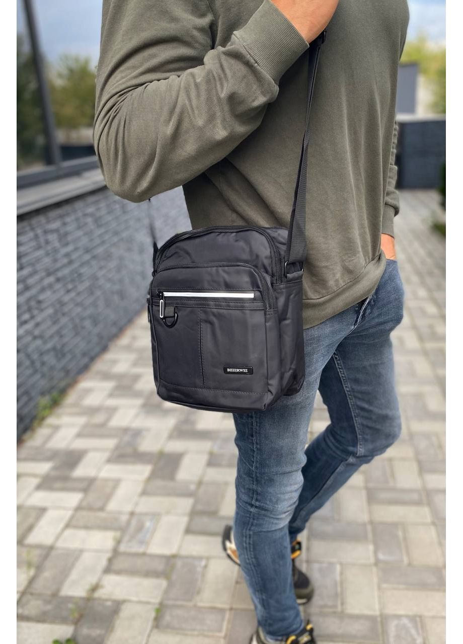 Сумка чоловіча барсетка багато відділень месенджер 6 відділень міцна ComStreet 10.0 No Brand (360797717)