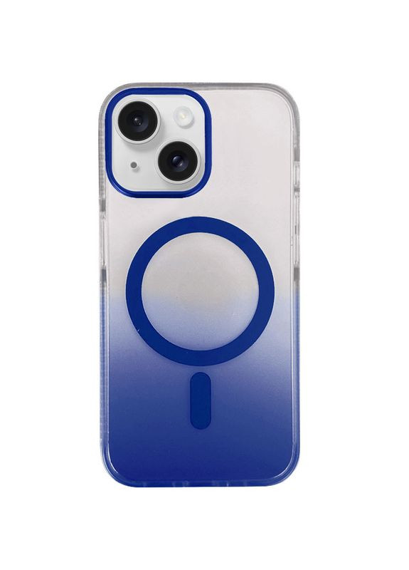 Чехол на iPhone 15/ для айфона 15 с функцией магсейф MagSafe с градиентом Purple Epik (360628703)