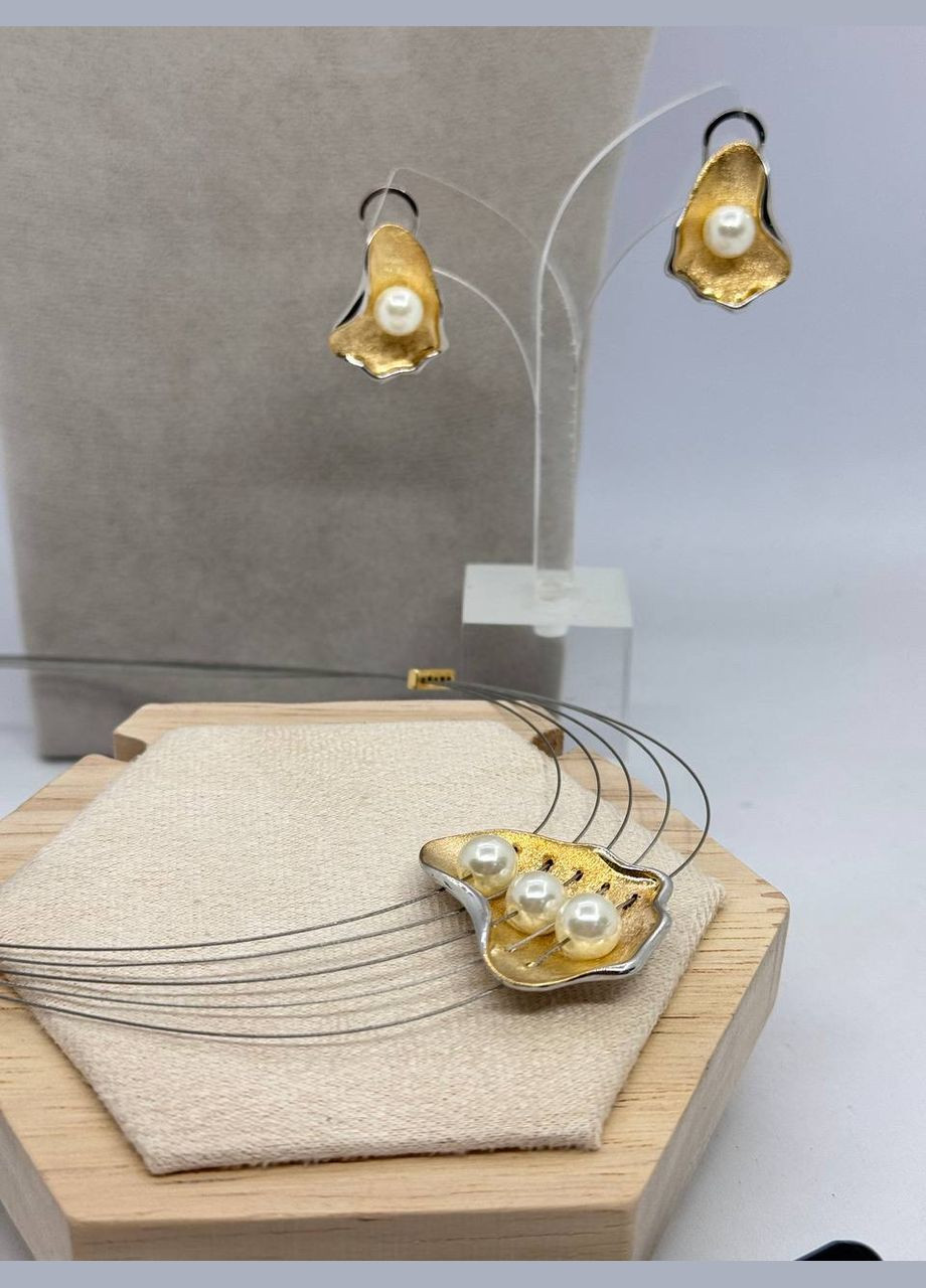 Комплект бижутерный Золотистый No Brand (332199763)