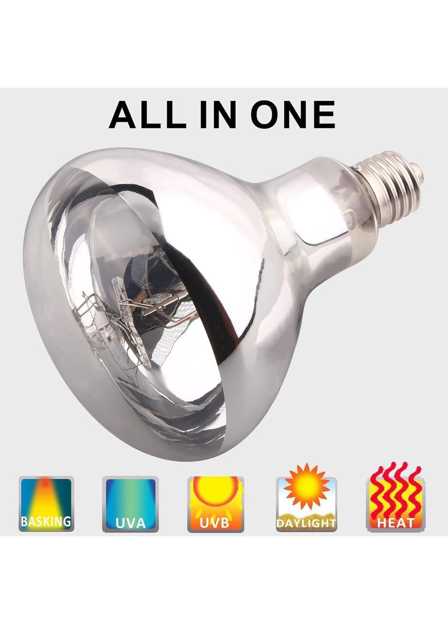 Тепловая ртутная лампа DERNORD UVA UVB для террариума - E27 гнездо 80W D3 ультрафиолетовый свет No Brand (359380415)