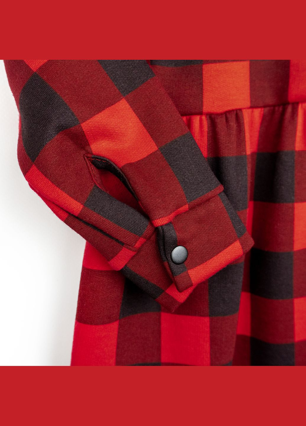 Красное платье с начесом dexter`s в клетку plaid dexter's (279761318)