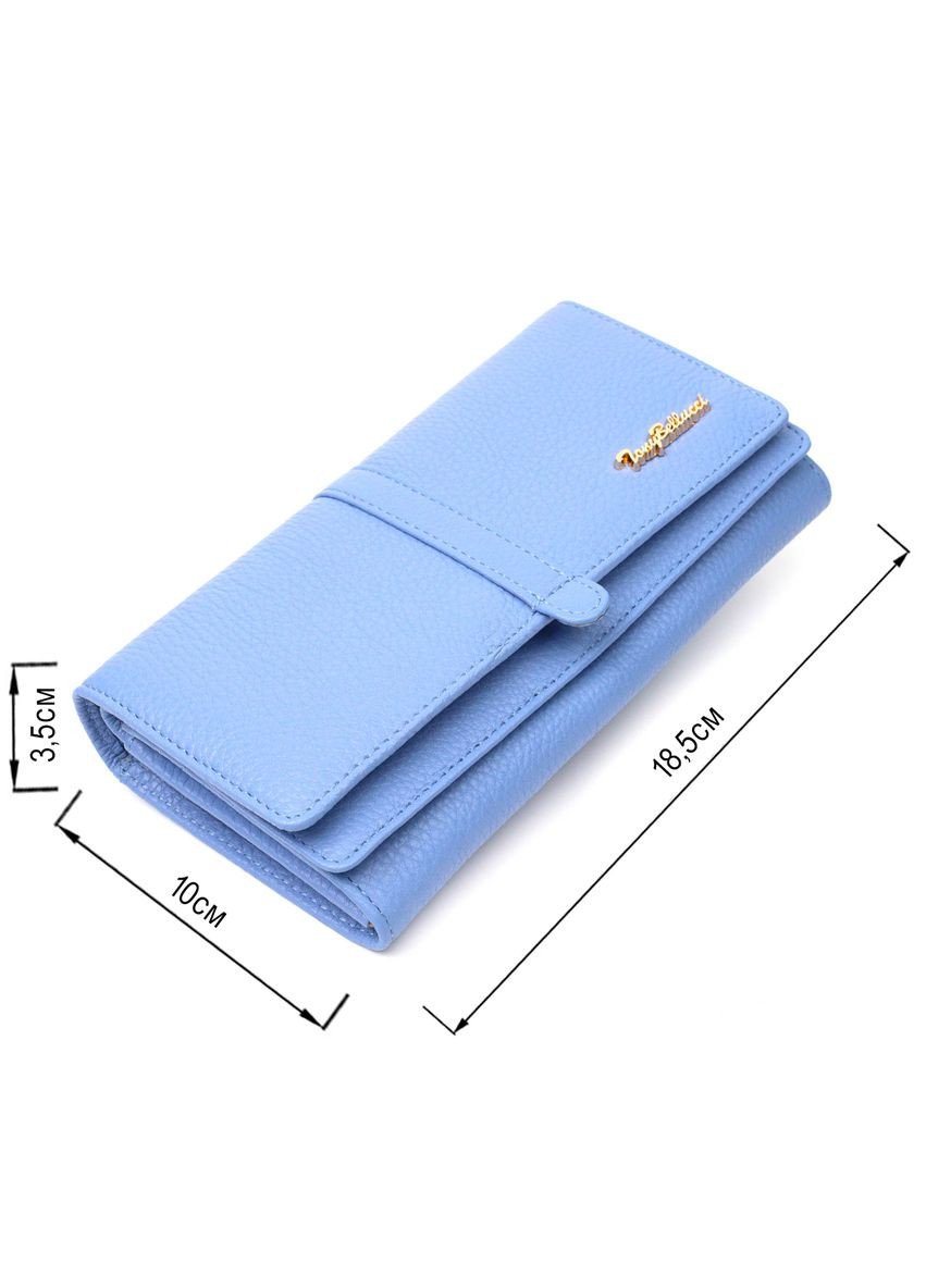 Красивий жіночий гаманець з великою кількістю відділень із натуральної шкіри 21962 Tony Bellucci (331906909)