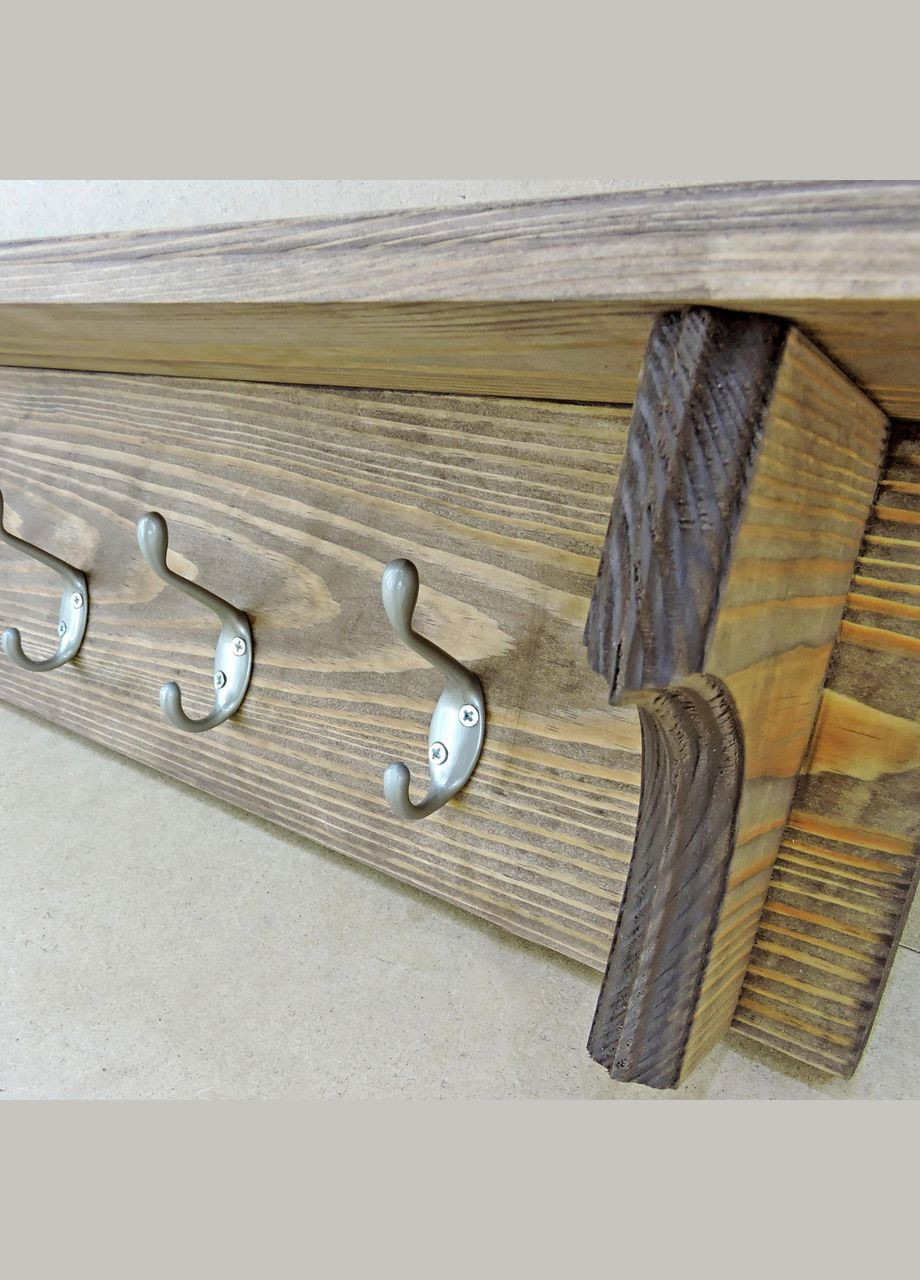 Вішалка для одягу з дерева Кітченер капучино (ВДО-001309) No Brand (327865064)