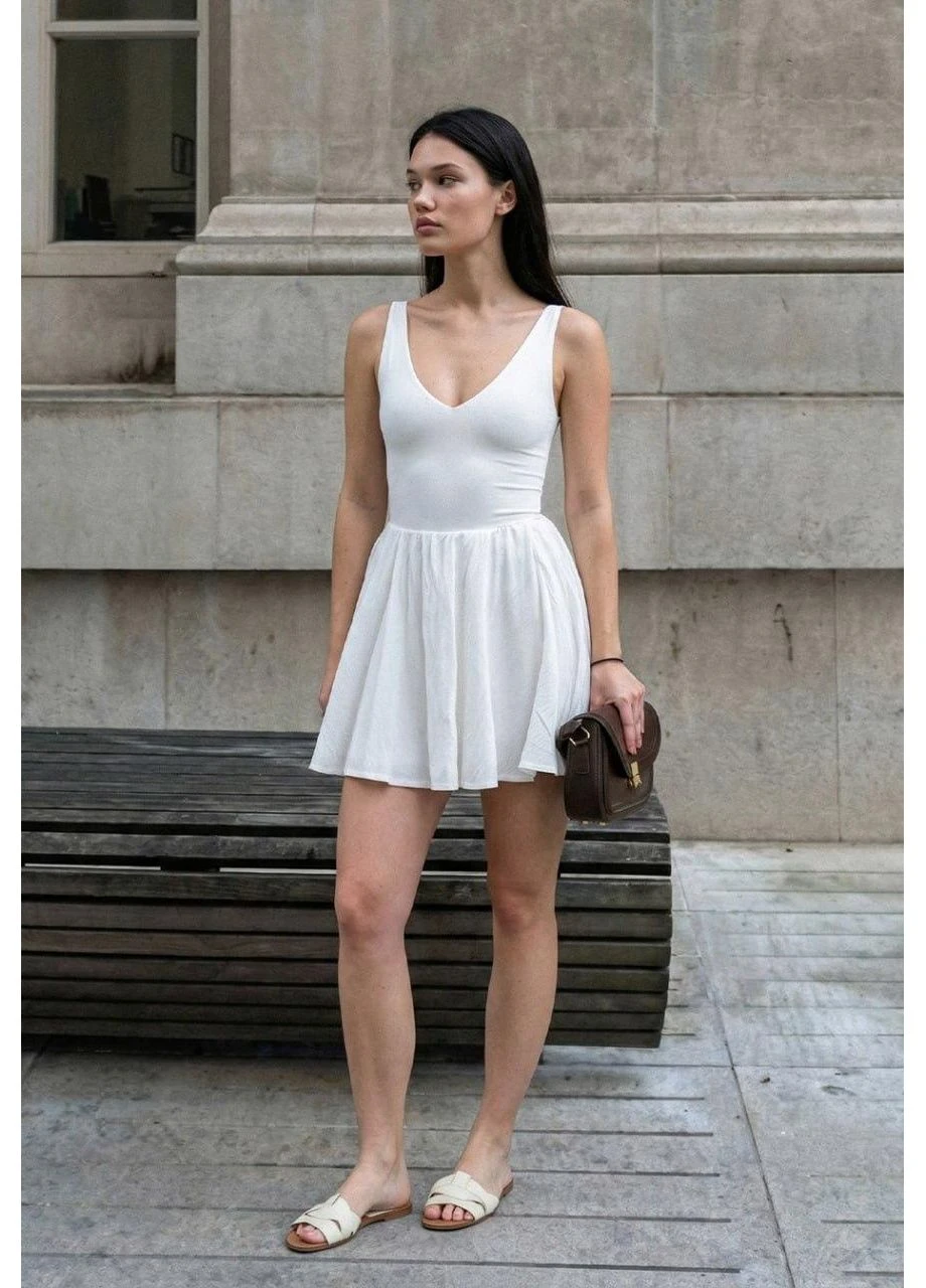 Спідниця Жіноча Стаф Біла Класична Ksi White Seli Staff (395639491)