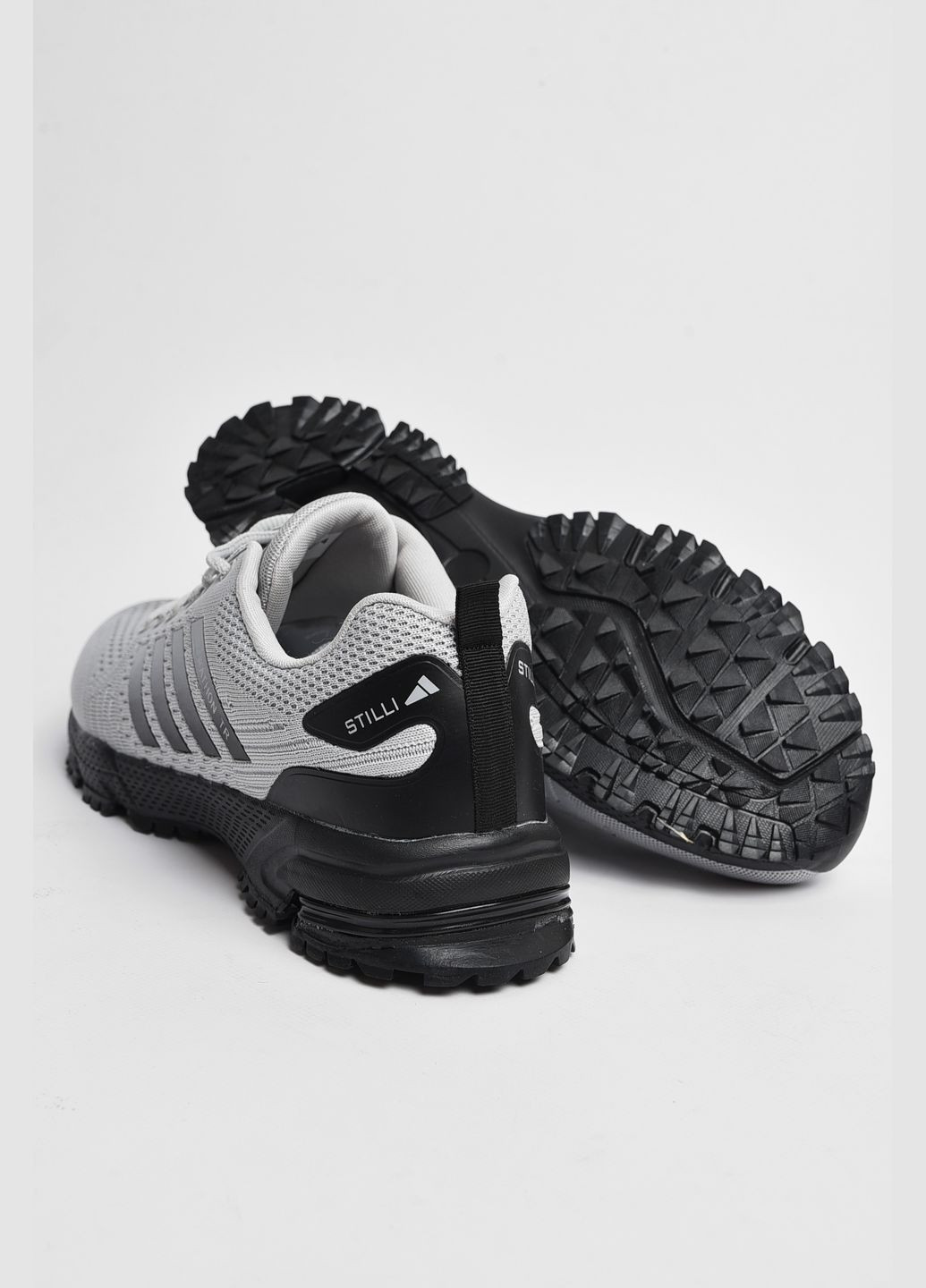 Сірі Осінні кросівки чоловічі текстиль сірого кольору Let's Shop