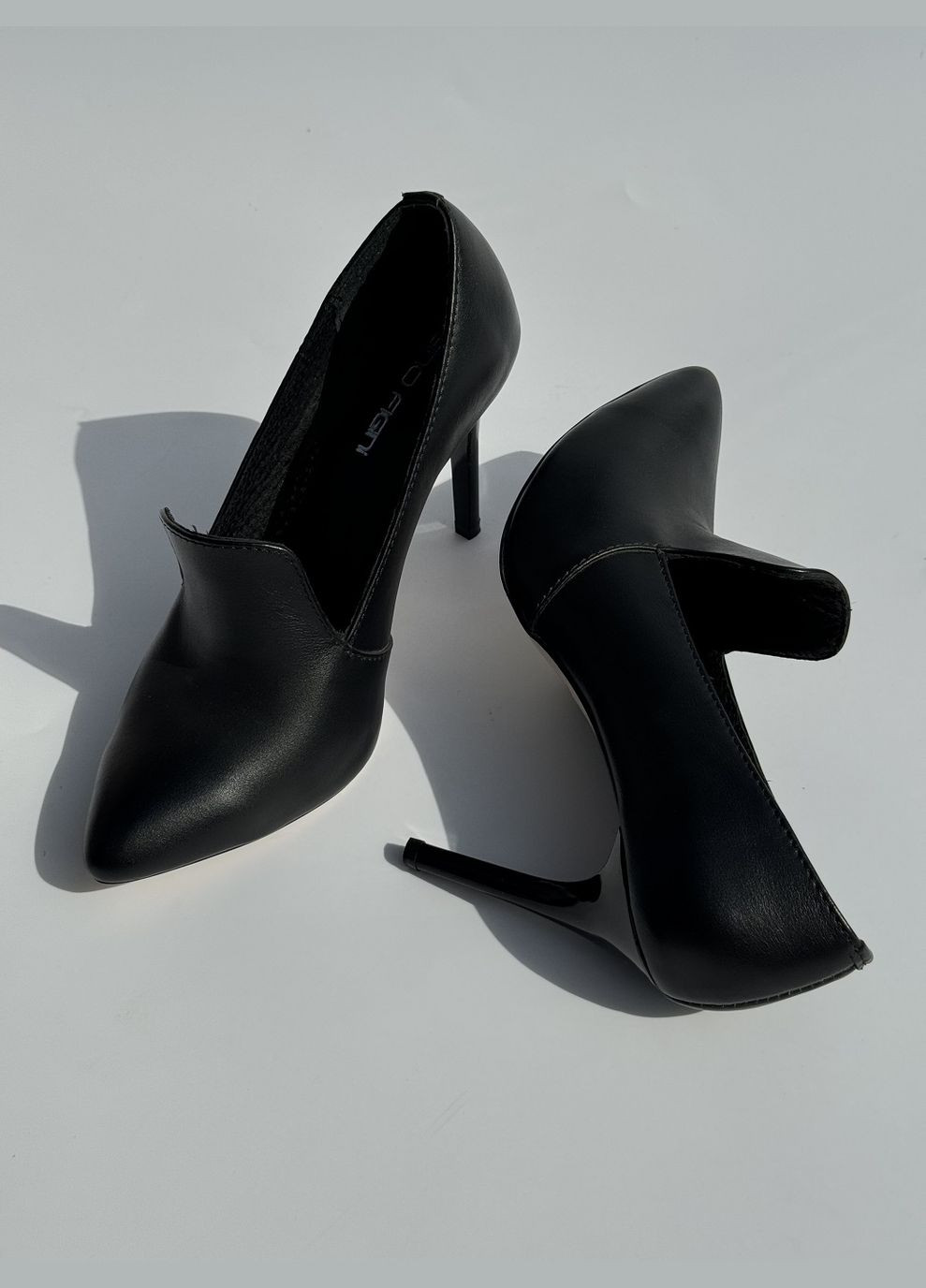 Gino Figini Туфли черный з натуральная кожа, украина — (315517342)