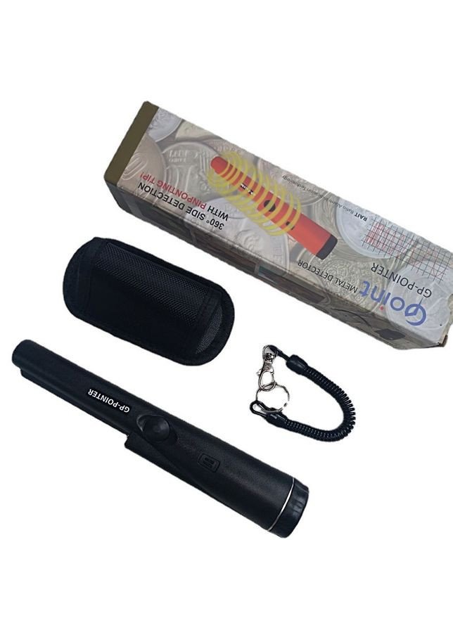 Ручной пинпоинтер грунтовой Pointer металлоискатель с батареей Черный ( код: -PB ) GP (331613645)