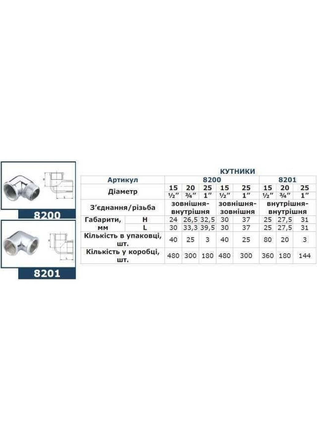 Кутник 3/4″ хром ЗВ 8200 Solomon (336385250)