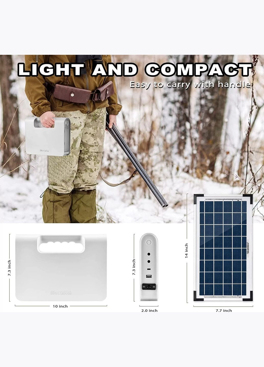 Портативная солнечная станция 25000 mAh 80W (5002388) WAWUI (300854086)