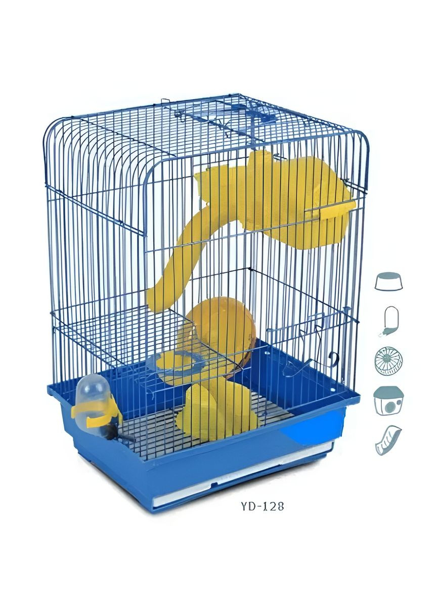 Клетка для грызунов ZK 128 эмаль голубая 30*23*41 см Золотая клетка (275797383)