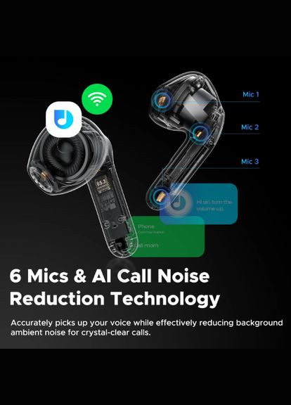 Наушники беспроводные Air4 Lite Black tws LDAC SOUNDPEATS (301537936)