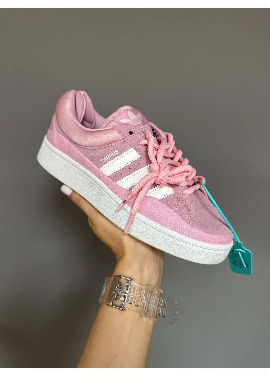КРОСІВКИ ЖІНОЧІ ADIDAS CAMPUS X BAD BUNNY PINK АДІДАС КАМПУС No Brand рожеві демісезони (367169581)