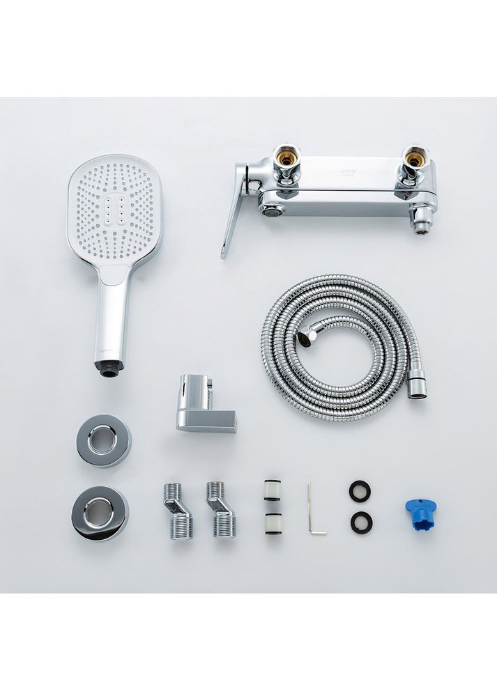 G3210 ванна одноваж. кор. поворот. вилив лат. Ø35 (хром) {4/1} GAPPO (371881899)