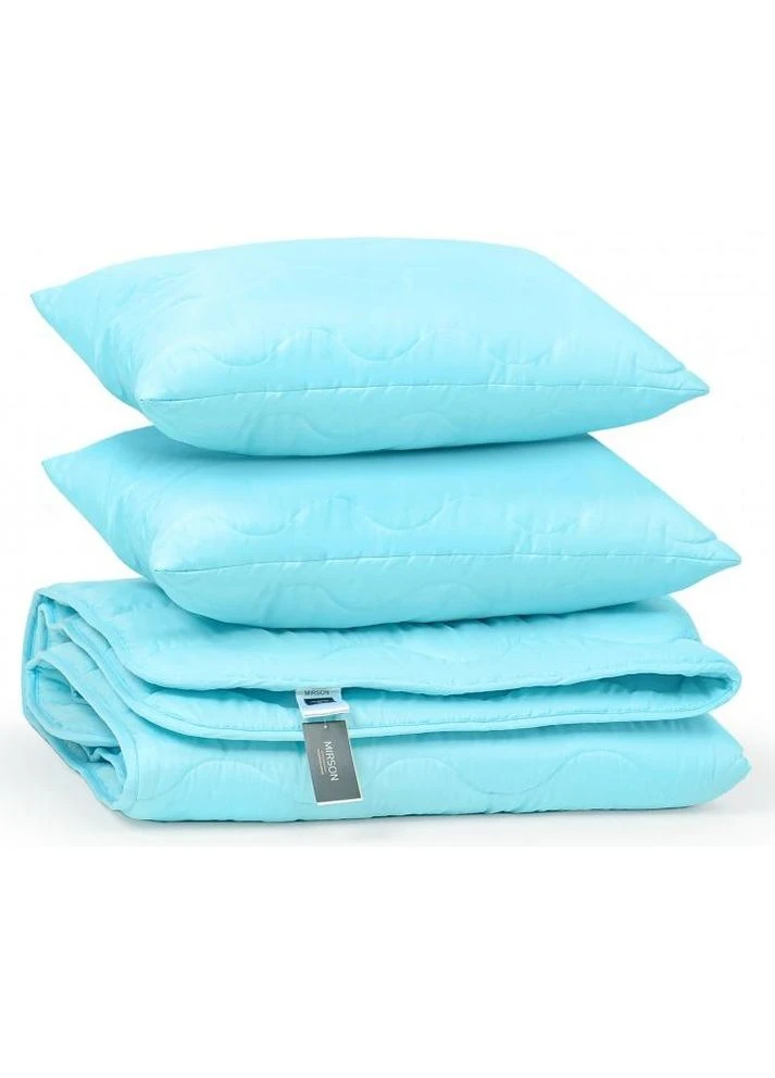 Одеяло Набор Эвкалиптовый №1703 Eco Light Blue Одеяло 200х220 + по (2200002656139) Mirson (390925489)
