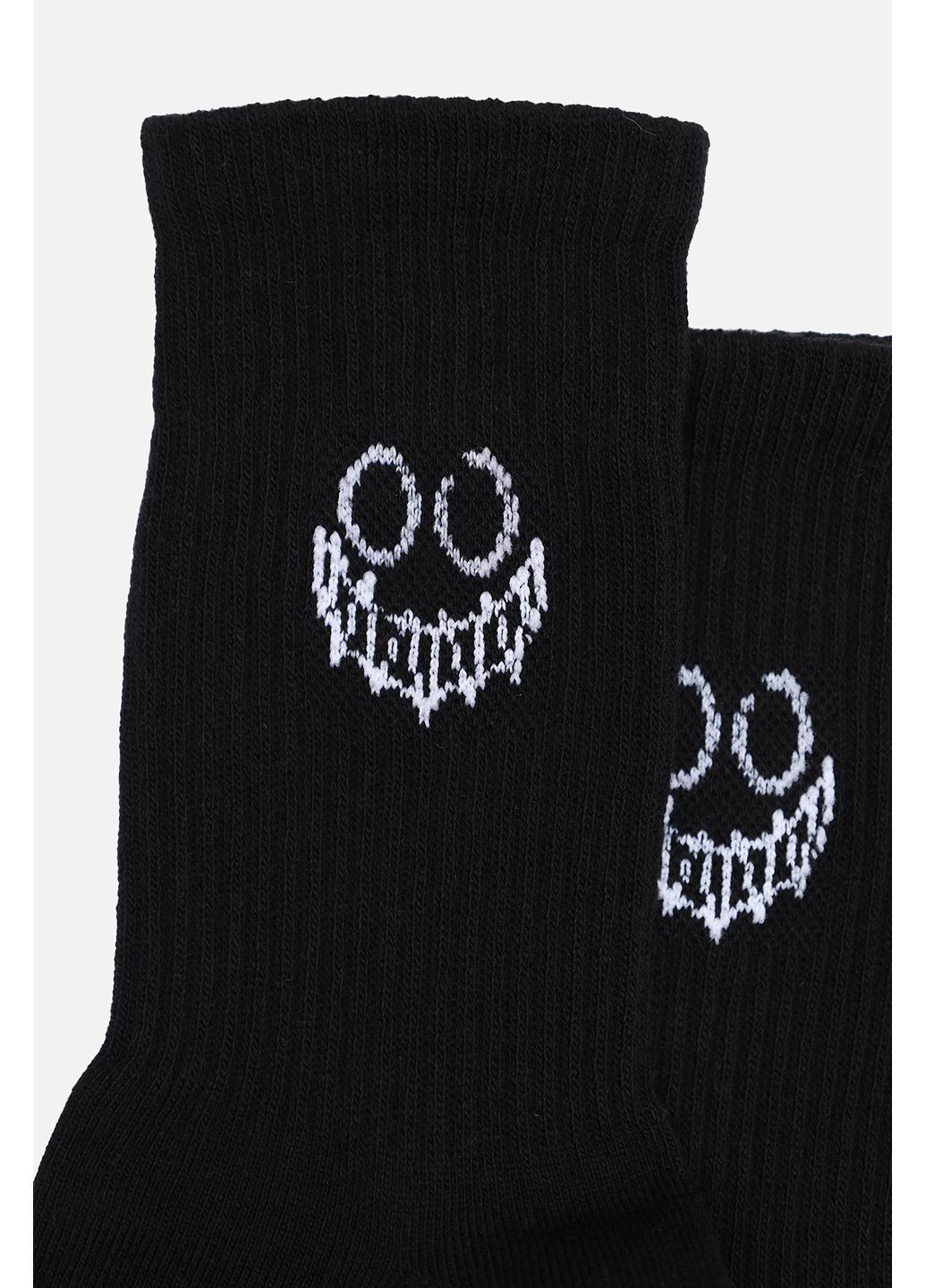 Чорні шкарпетки високі чоловічі колір чорний цб-00282391 Yuki (365782868)