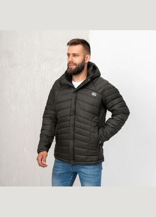 Оливкова (хакі) зимня чоловіча зимова куртка SK