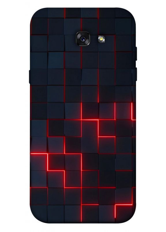 Чохол з принтом для Samsung A720 Galaxy A7 (2017) / для самсунг галаксі А7 Кібер сітка No Brand (338612889)
