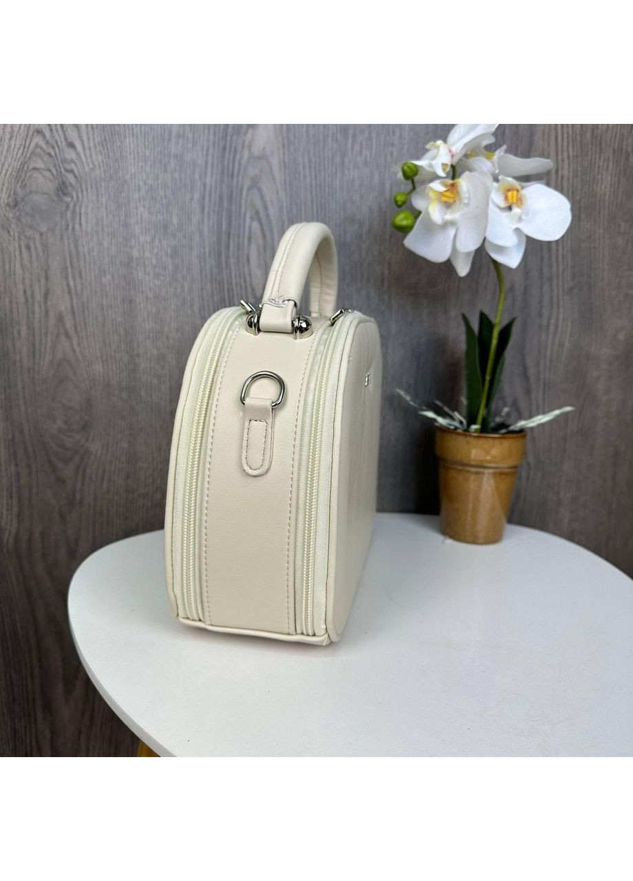 Мини сумочка клатч женская экокожа молочная Jacobs (363135900)