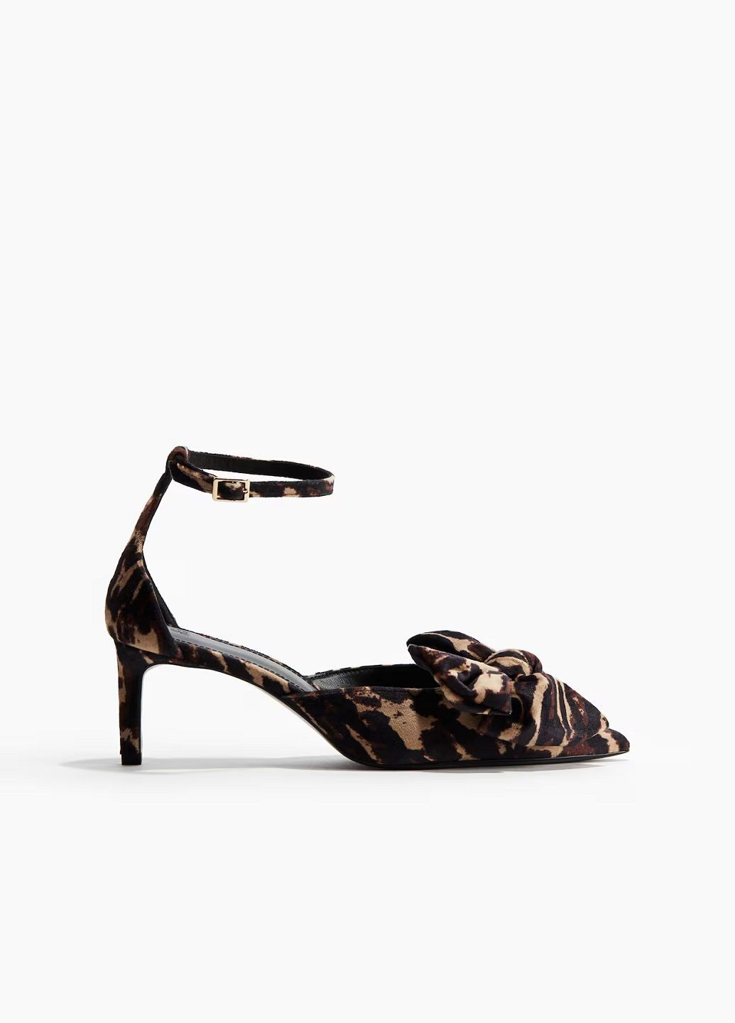 H&M Туфли коричневый з текстиль, швеция — демисезон (369013507)