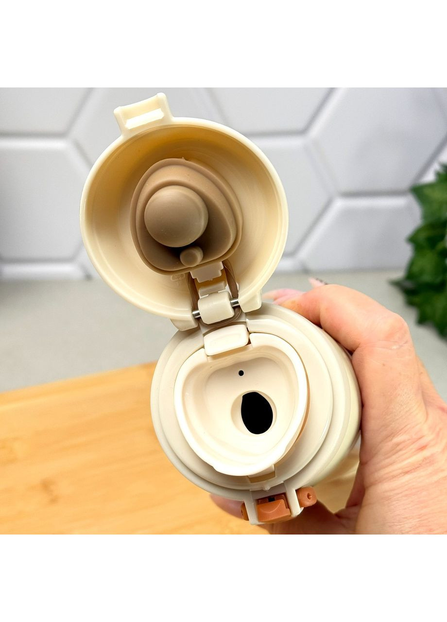 Термочашка GT GR-11301 450 мл молочная нержавеющая сталь Gusto (365815137)