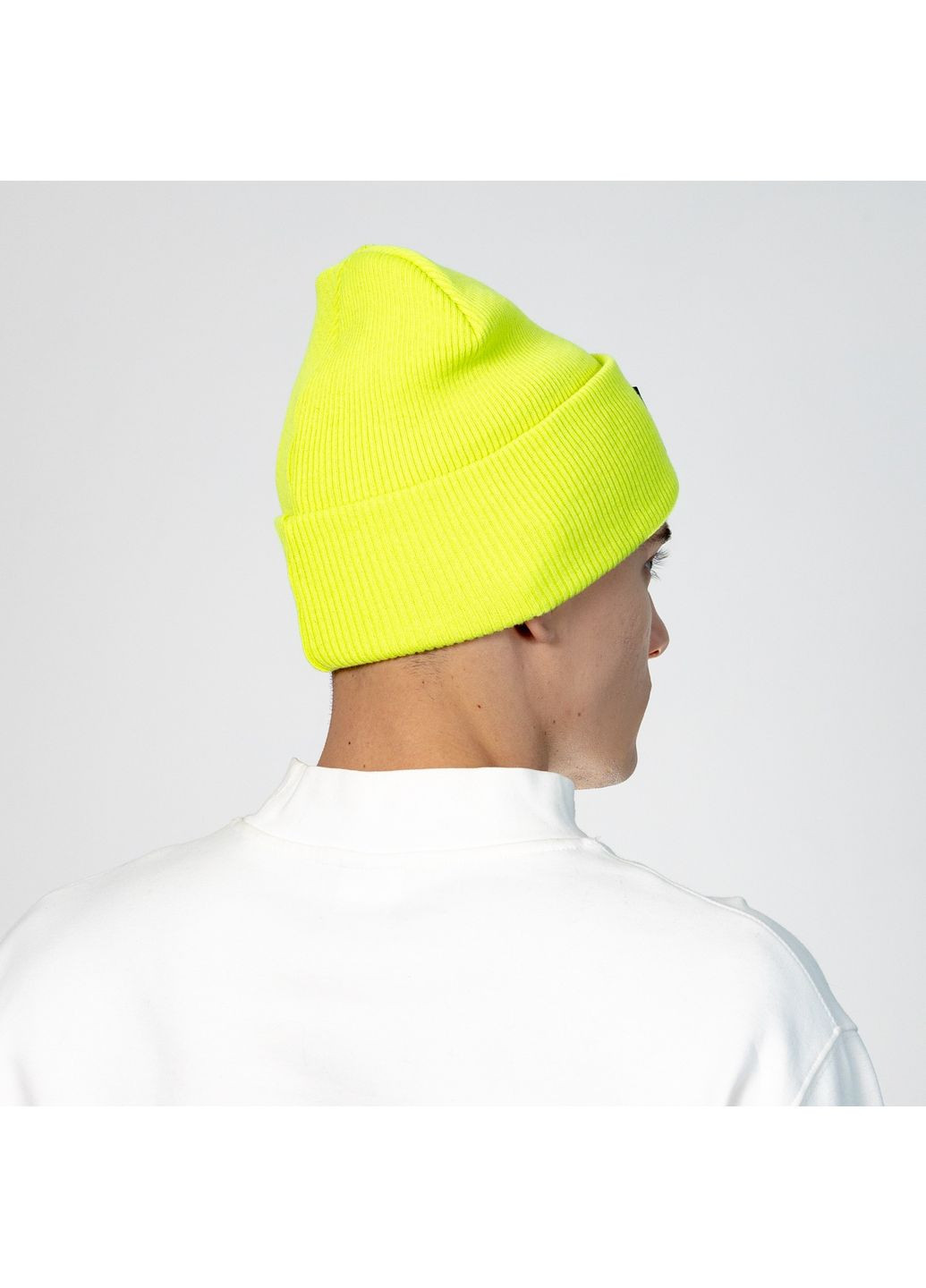 Шапка бини мужская хлопок желтая ТЕОНА 573-475 LuckyLOOK 573-475М (322792196)
